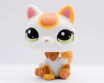 LPS | Cute Short Hair Tiger Cat #1451 | Authentic Littlest Pet Shop | Hasbro | Collector Toys | Choose Your Favorite