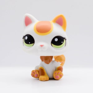 LPS | Cute Short Hair Tiger Cat #1451 | Authentic Littlest Pet Shop | Hasbro | Collector Toys | Choose Your Favorite