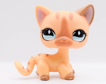 LPS | Schattige korthaar kat #886 | Authentieke Littlest Pet Shop | Hasbro | Verzamelspeelgoed | Mijn Toytopia | Dierenwinkel