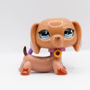 LPS Cute Dachshund 518 Keychain Authentic Littlest Pet Shop Hasbro Collector Toys Etsy UK