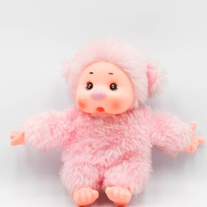 1980s Vintage Bølle Myamy Monchhichi Sekiguchi Plush Thumbsucking Irma