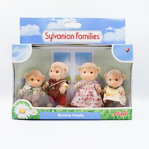 Sylvanian families monkey family set sales