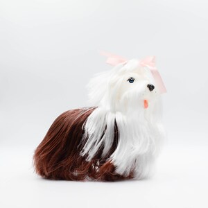 Citidog | Bruine en witte hond | Speelgoedverzamelaar | Vintage | Mijn Toytopia | Vintage speelgoed