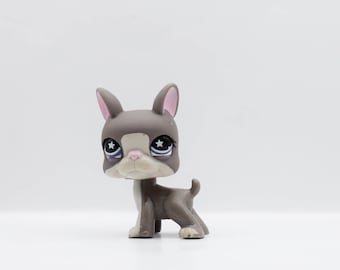 Figurine Littlest Pet Shop LPS #2750 - Boston Terrier - Occasion - Pour Collectionneurs