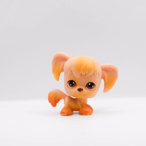 Figurine Littlest Pet Shop LPS #672 – Chien Epagneul – Hasbro – Original