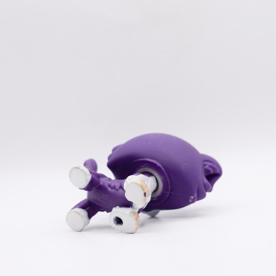 LPS 1676 Littlest Pet Shop 1262 Purple Cream Hair Collie Dog Hasbro Birthday Toy 