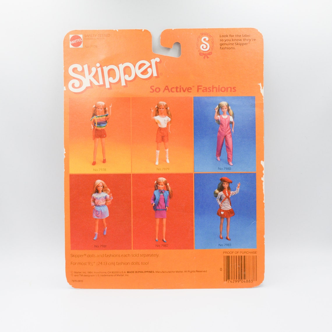 Barbie Skipper So Active Fashion Clothes Vintage Mattel | Etsy