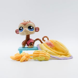 LPS | Cute Monkey #1450 | Authentic Littlest Pet Shop | Hasbro | Collector Toys | Choose Your Favorite