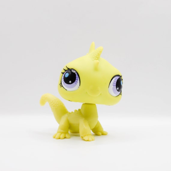 Figurine Littlest Pet Shop Hasbro - Iguane 2347, Occasion, Pour Collectionneurs