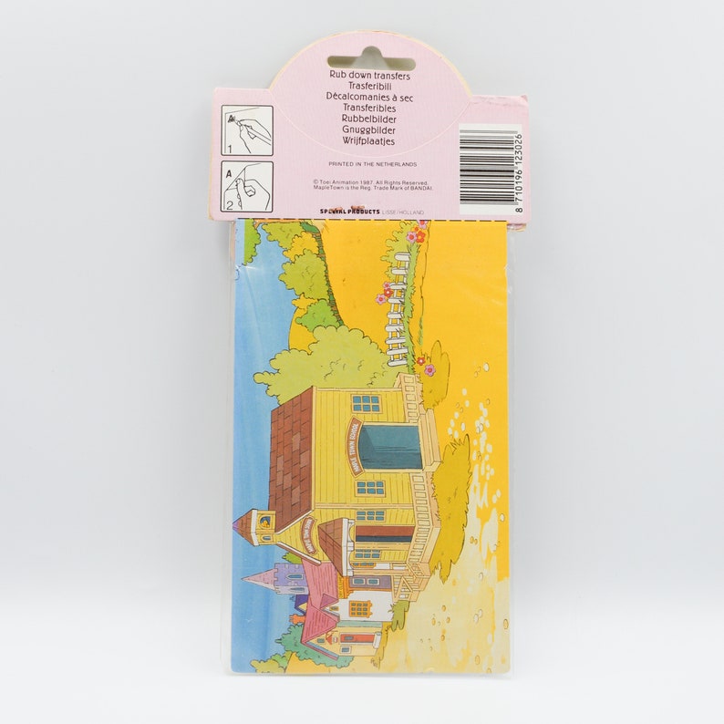 Pressers Mapletown Vintage Stickers Rub Down Transfers Etsy