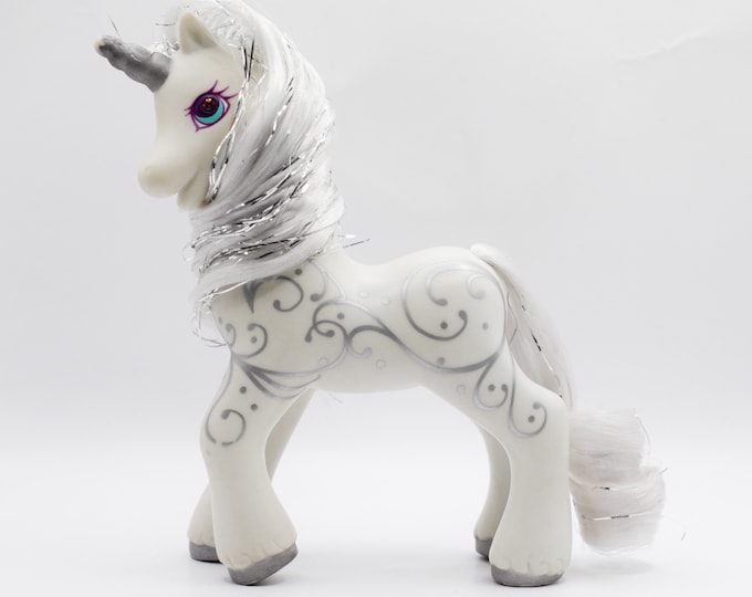 My Little Pony G2 Princess Silver Swirl - Mon Petit Poney Hasbro Vintage
