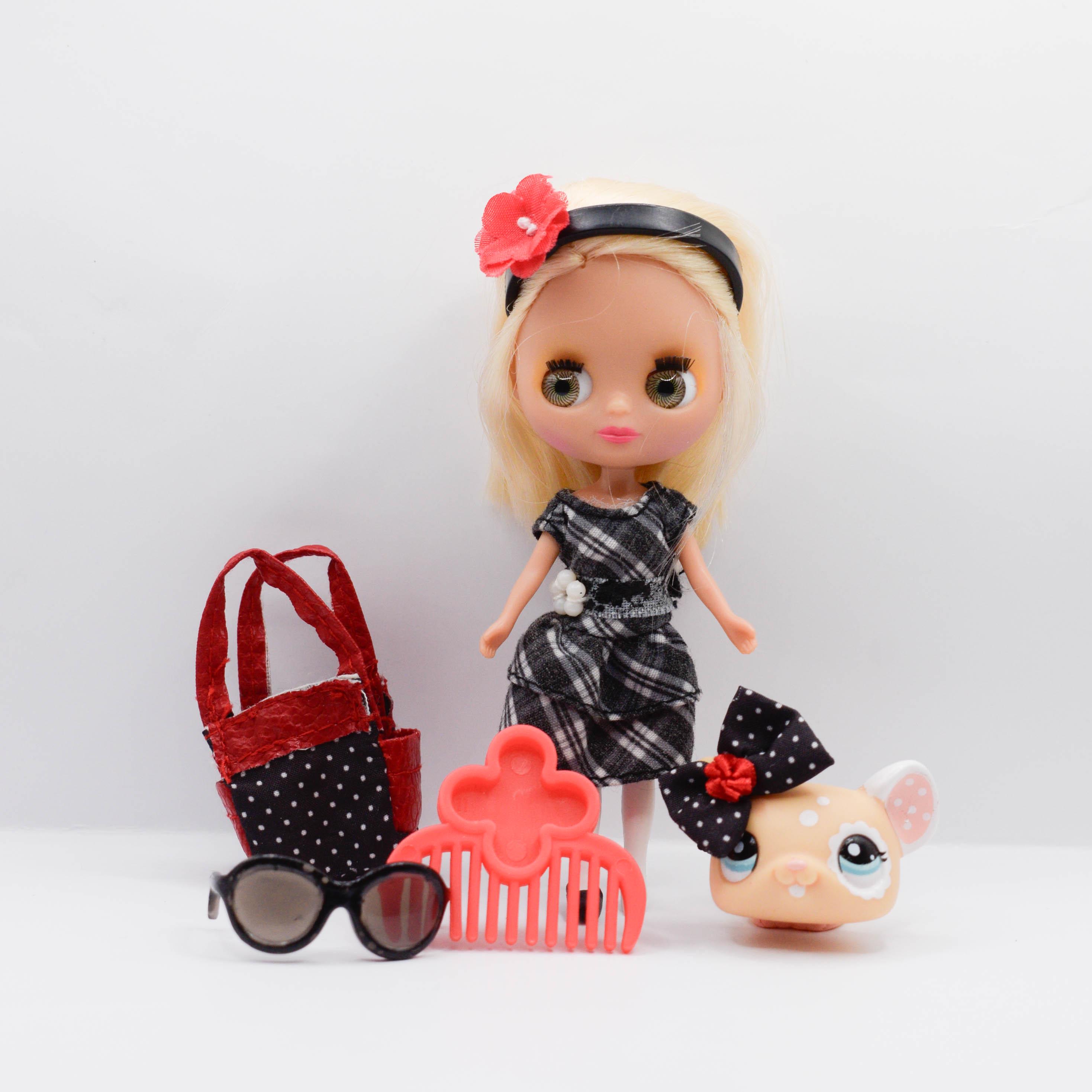 Poupée Blythe B3 La Mode Chic Avec Chien Littlest Pet Shop - Occasion