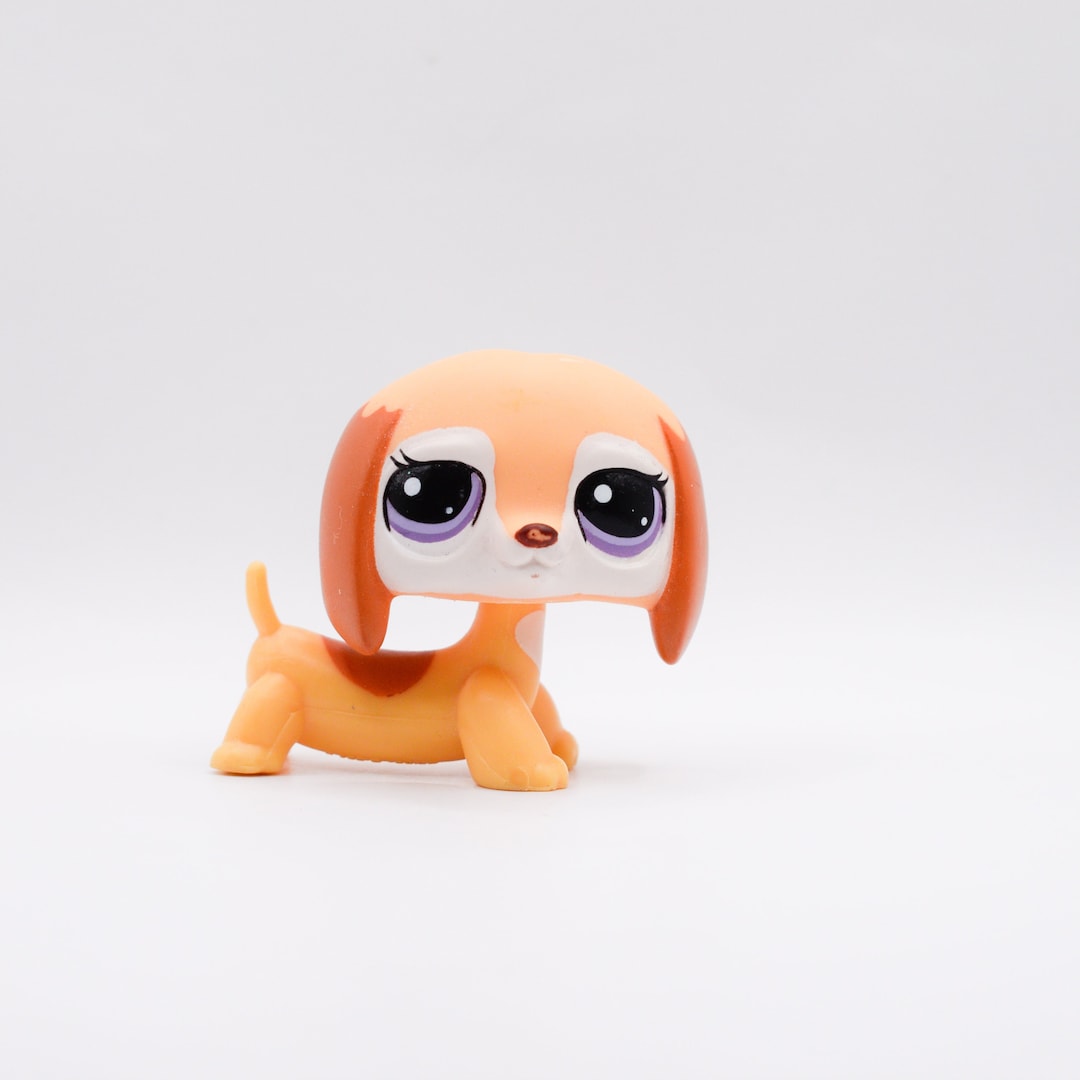 Figurine Littlest Pet Shop LPS #825 Hasbro - Canard Rose Aux Yeux Bleus, Occasion