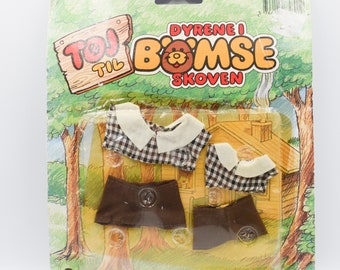 Familias del Bosque Vintage / Tarjeta de Ropa / Juguetes Vintage / Calico Critters / Sylvanians