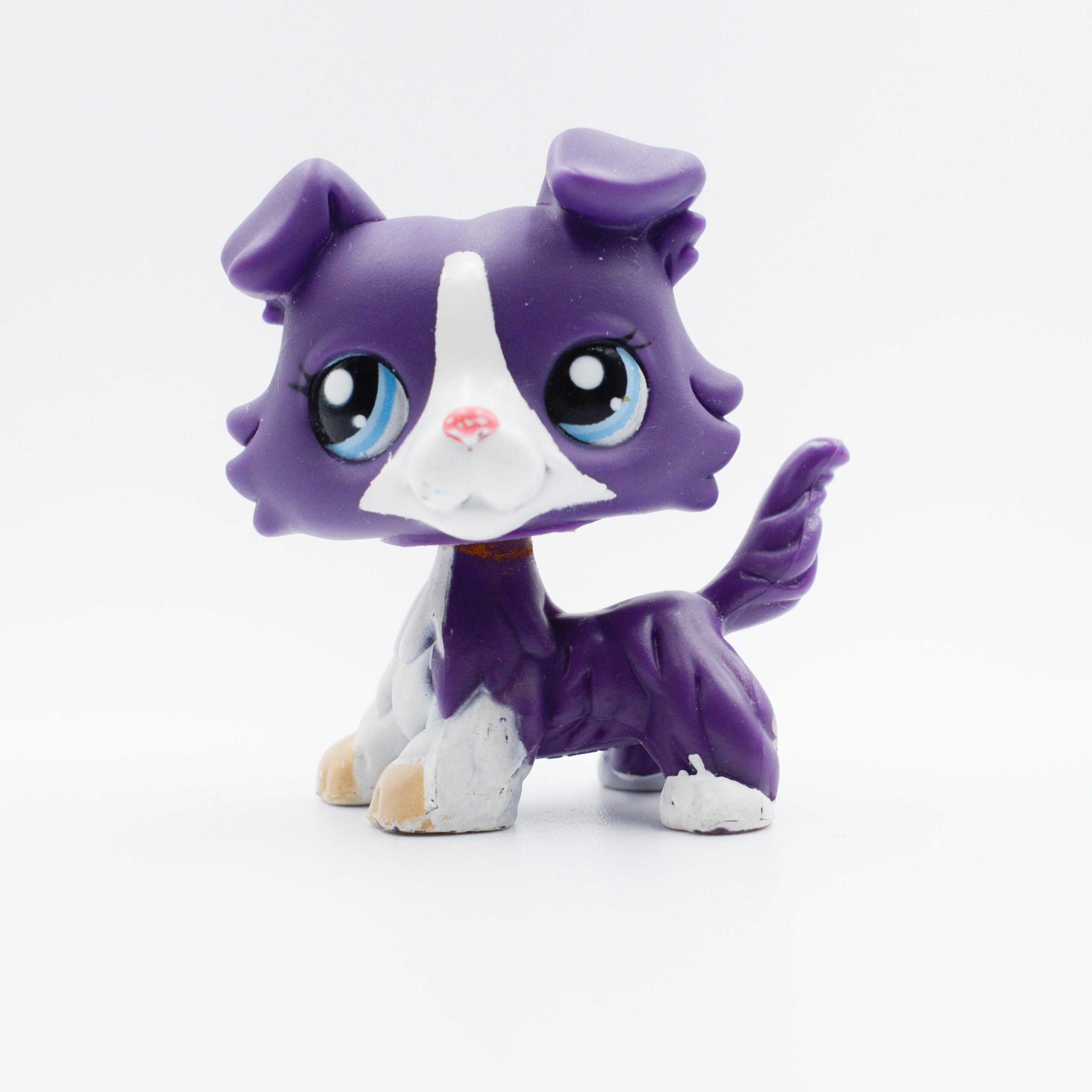 LPS Littlest Pet Shop 1676 Purple Collie Hasbro Etsy