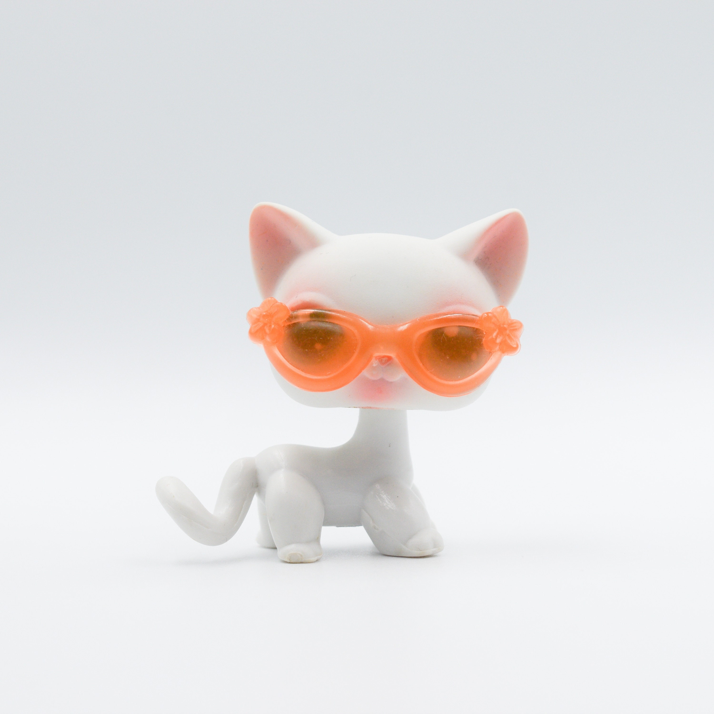 Preschool Toys & Pretend Play LPS 933 Orange Star Eyes Cat Littlest Pet