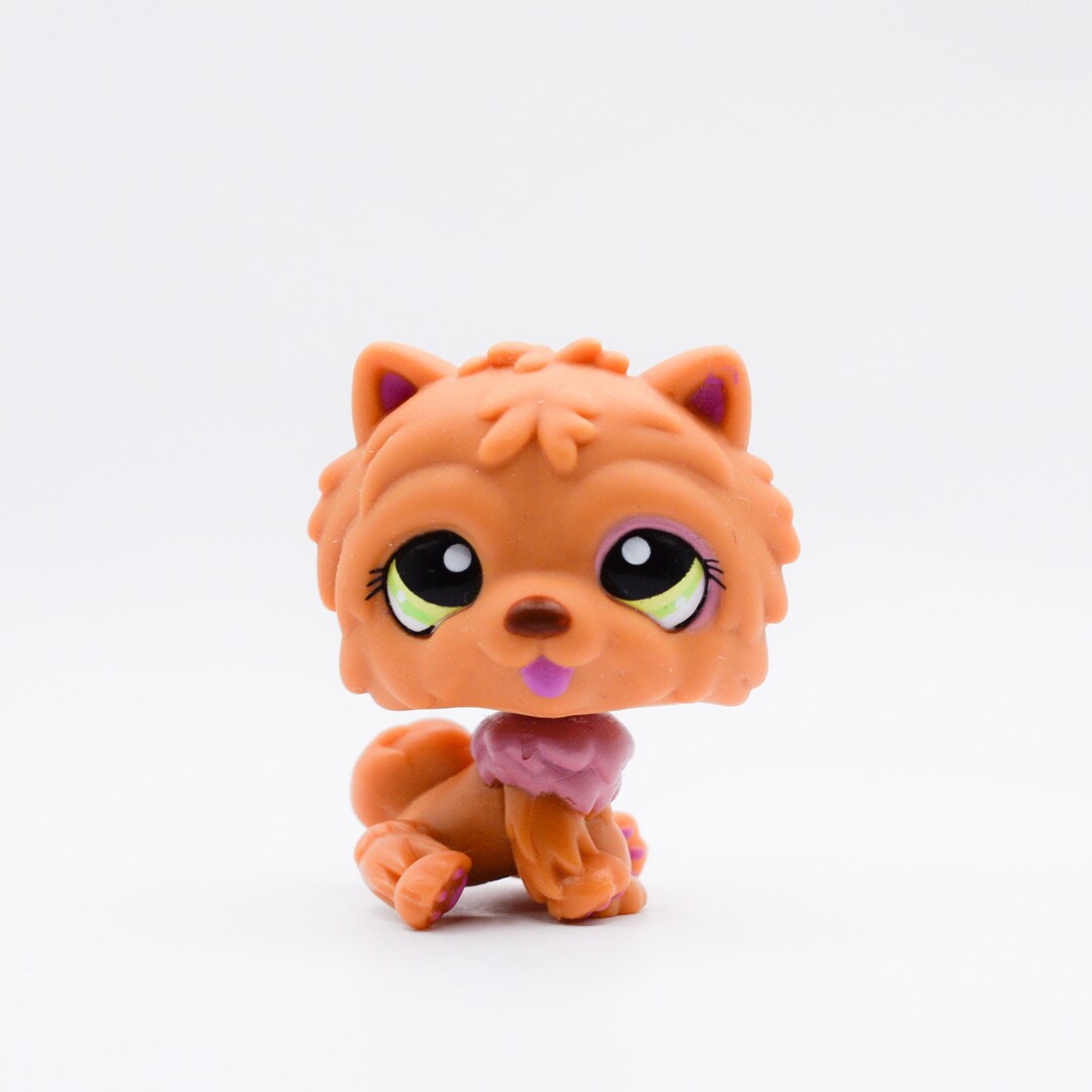 LPS Cute Chow Chow 1157 Authentic Littlest Pet Shop Hasbro Collector ...