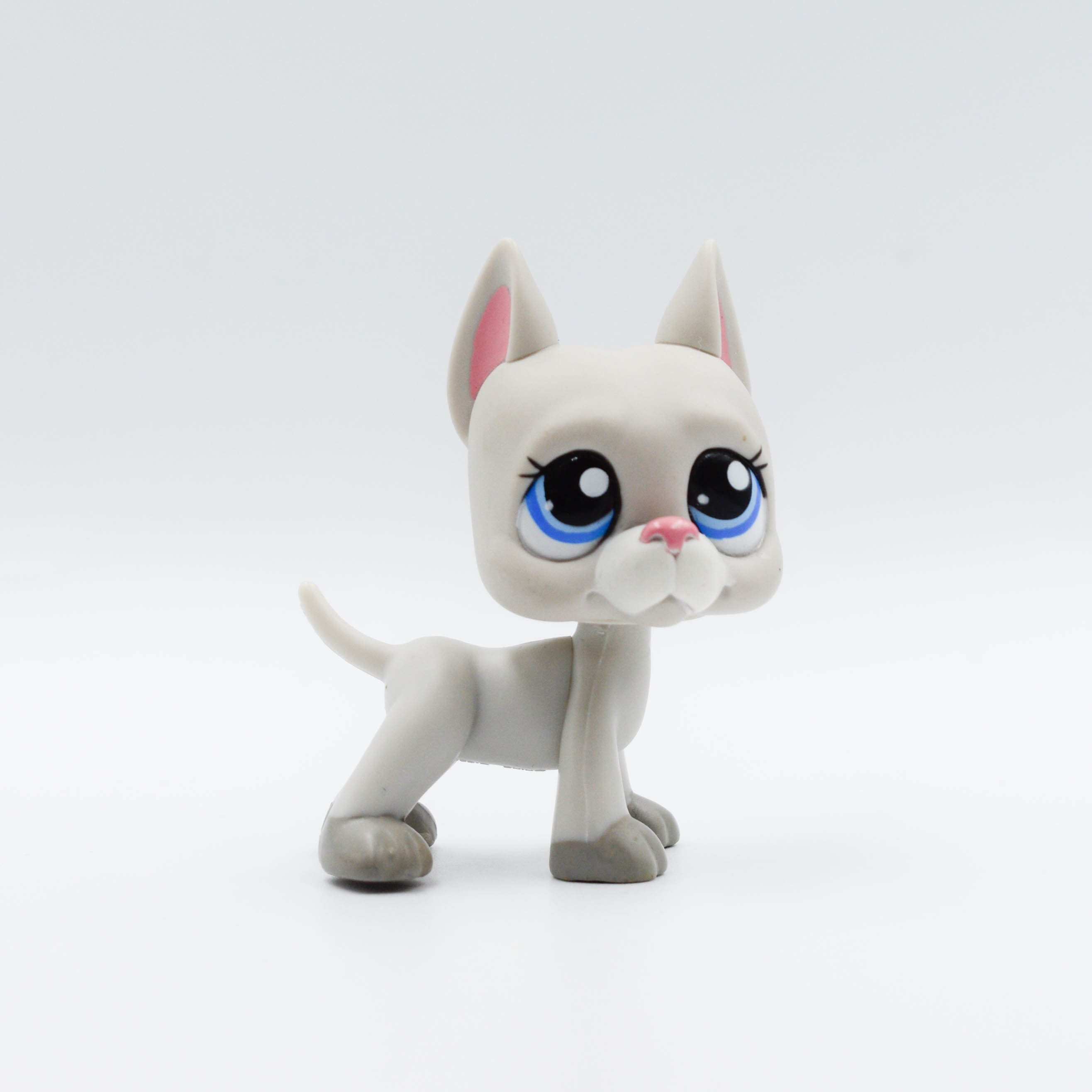 LPS Grey Great Dane 1688 Authentic Littlest Pet Shop - Etsy Polska