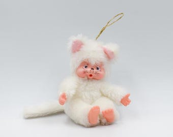 ヴィンテージ 1979年 ニャミー・ワシノ 猫ぬいぐるみ 関口製 指