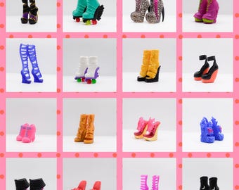 ELIGE EL TUYO / Zapatos Monster High / Muñecas Vintage / Mattel / Monster High / Muñecas Mh / Mattel Vintage / Muñecas / Zapatos de muñeca / Monster High