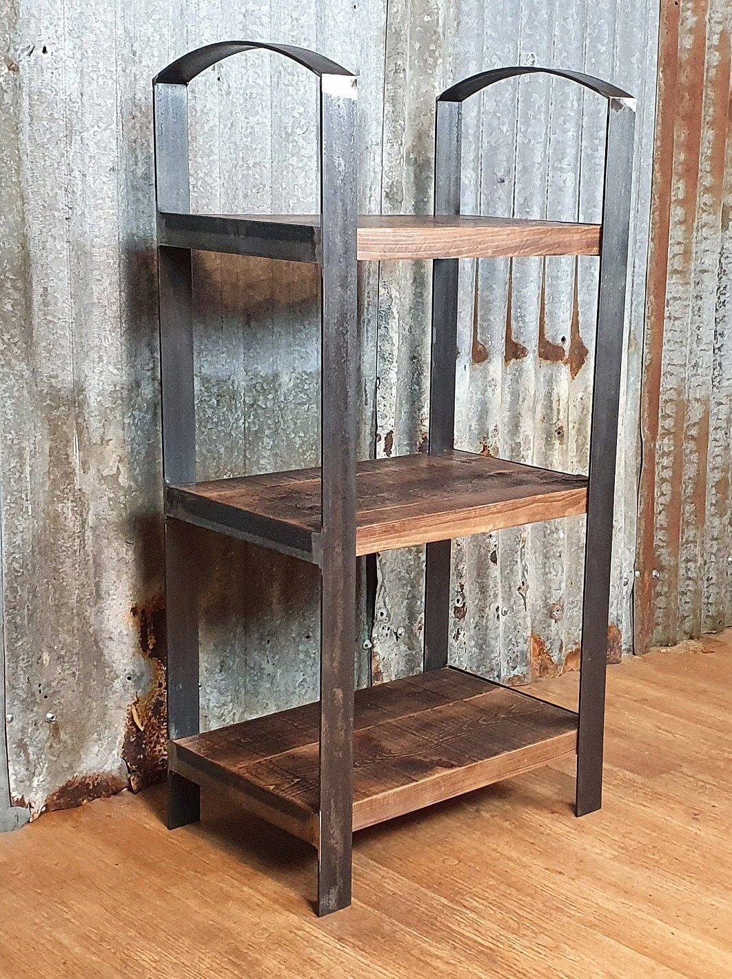 Gothic Industrial free standing shelving unit, gothic inspired bespoke