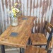 Live Edge Industrial style breakfast bar, live edge bar table, breakfast bar 