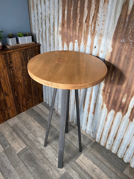 Round poseur table, round pedestal table, occasional table, bar and restaurant tables