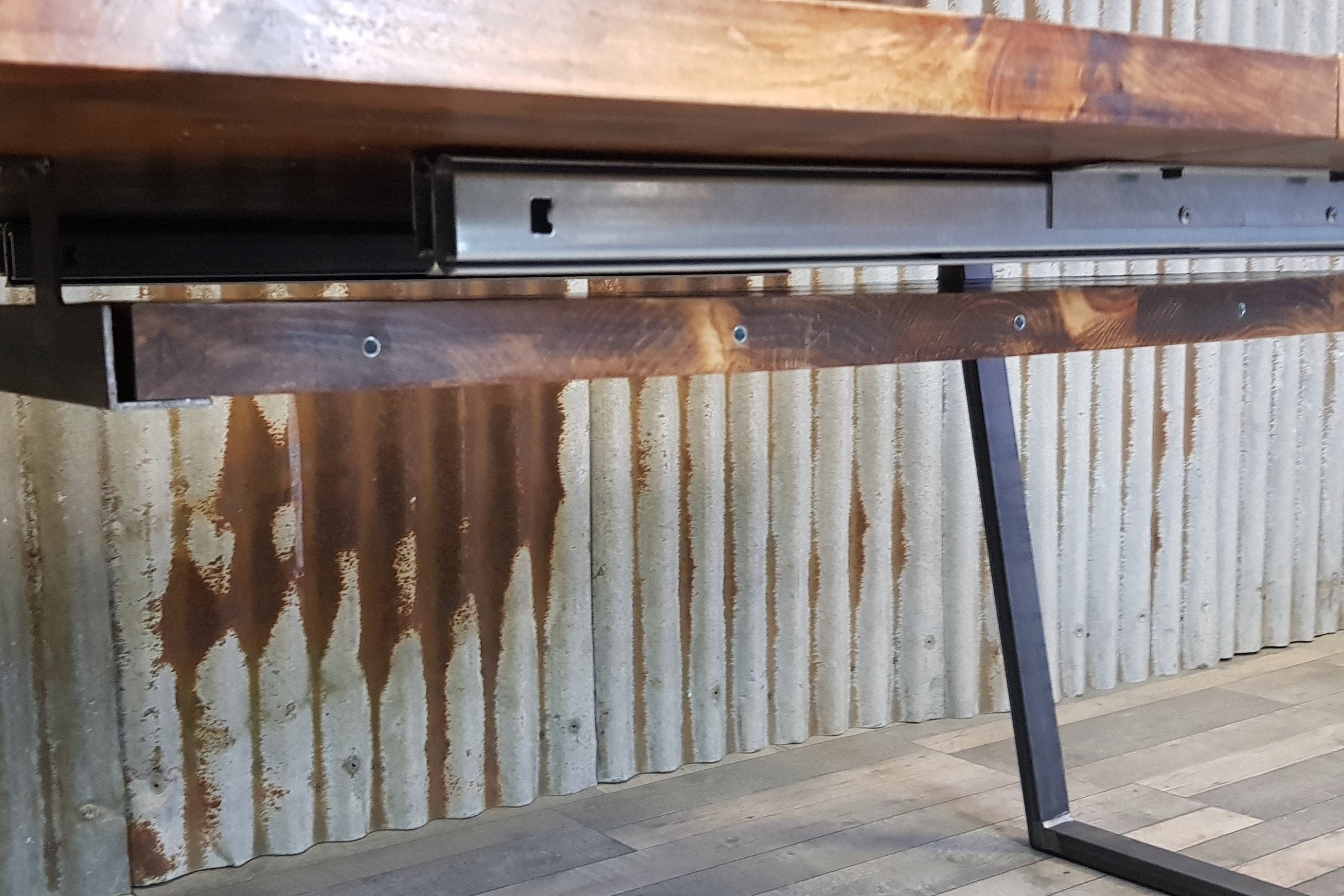 under table extension piece holder for extending dining tables