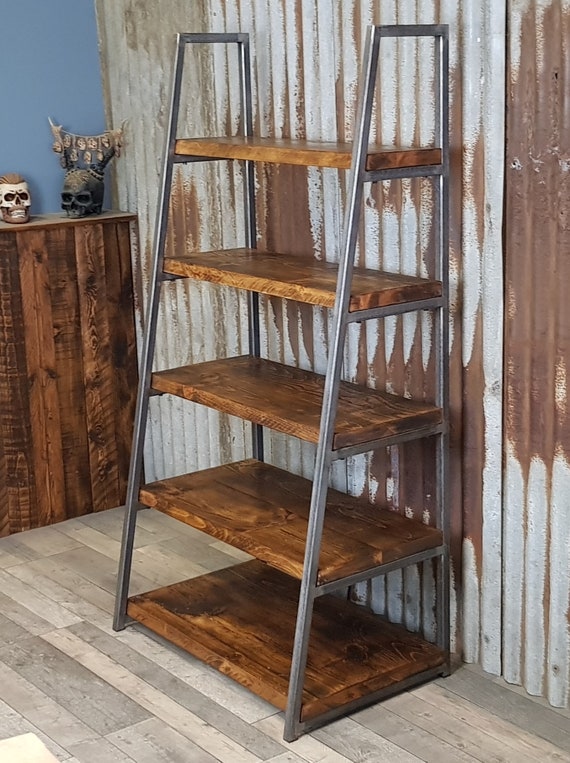 Extra wide 2024 ladder bookshelf