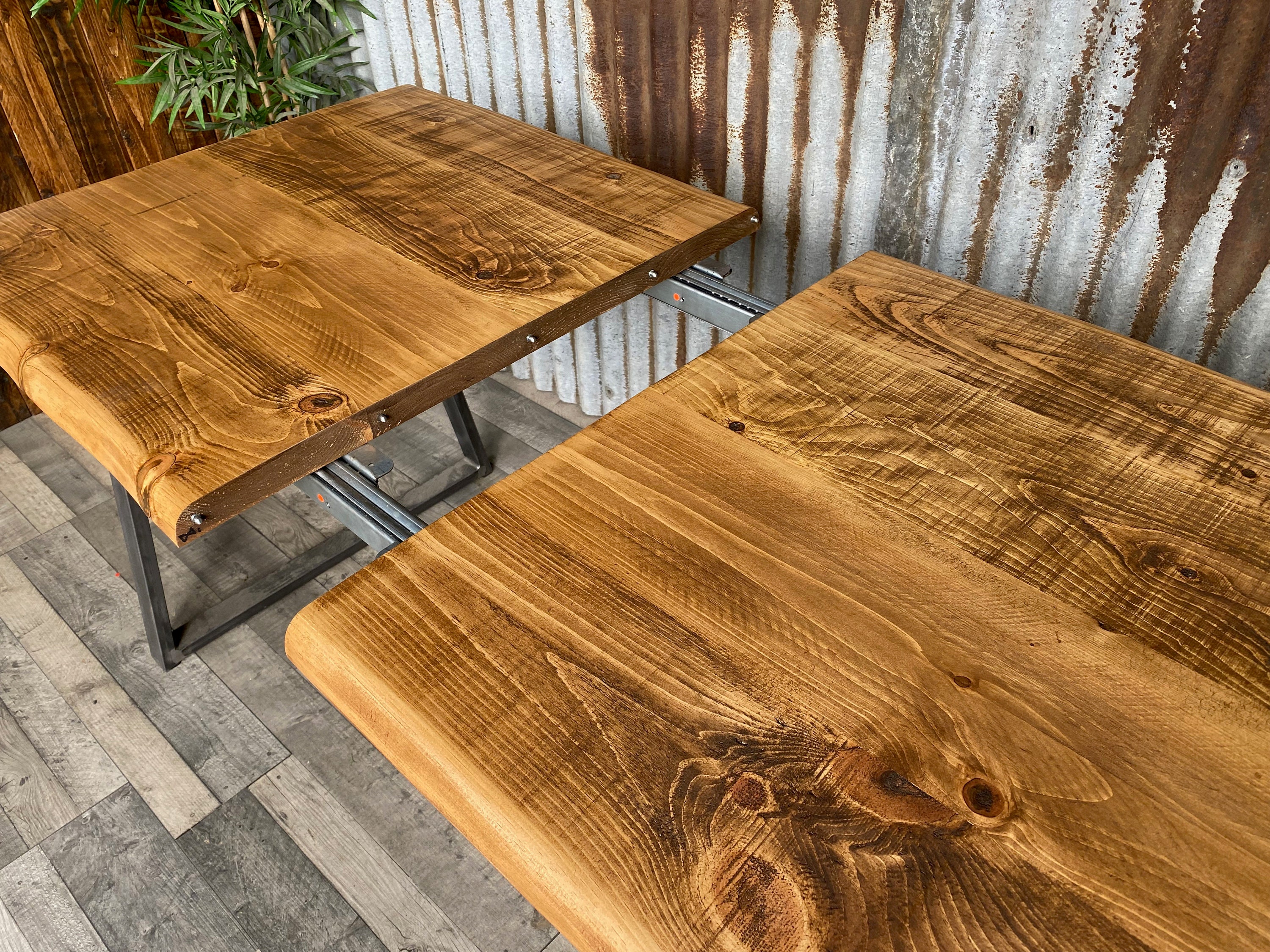 Extendable farm dining table deals