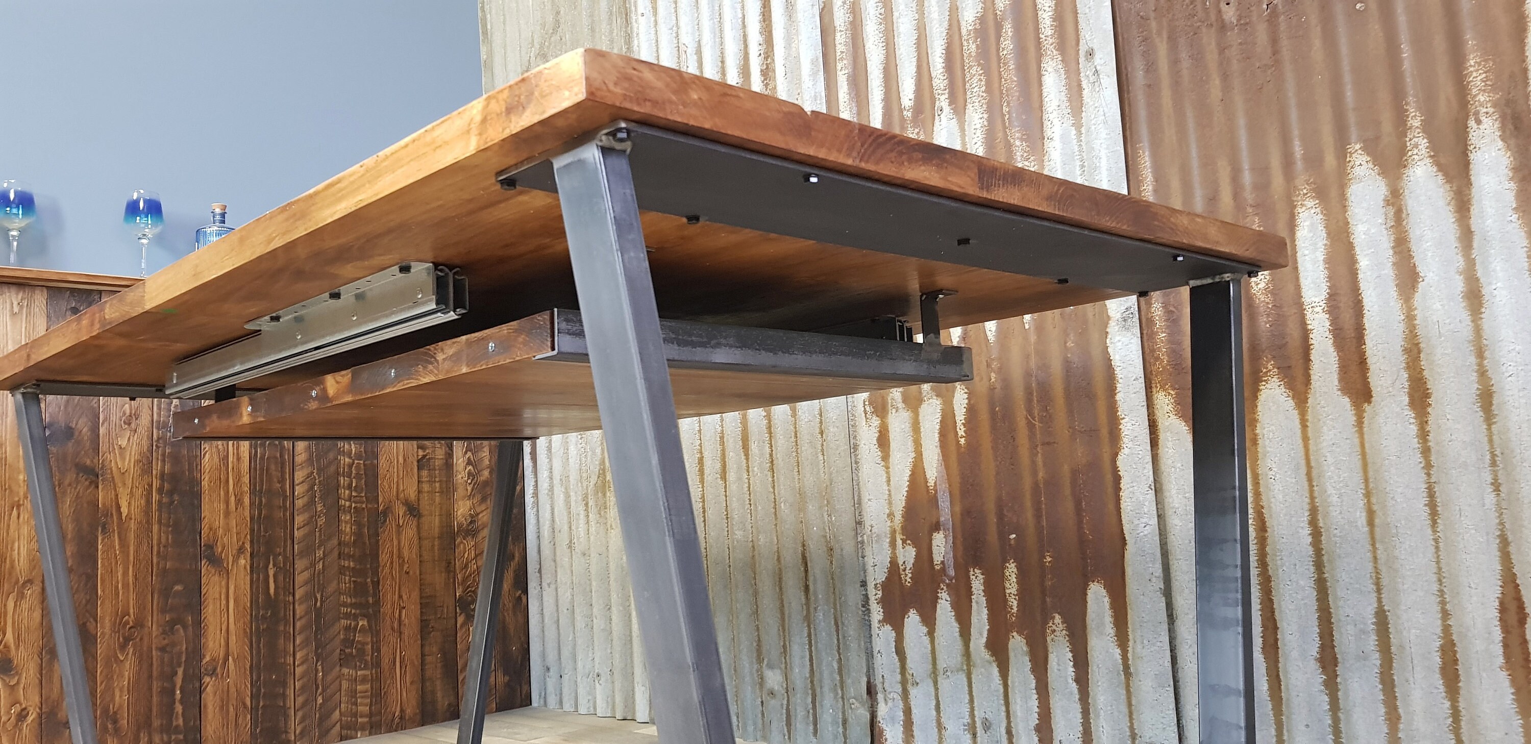 Under Table Extension Piece Holder for Extending Dining Tables