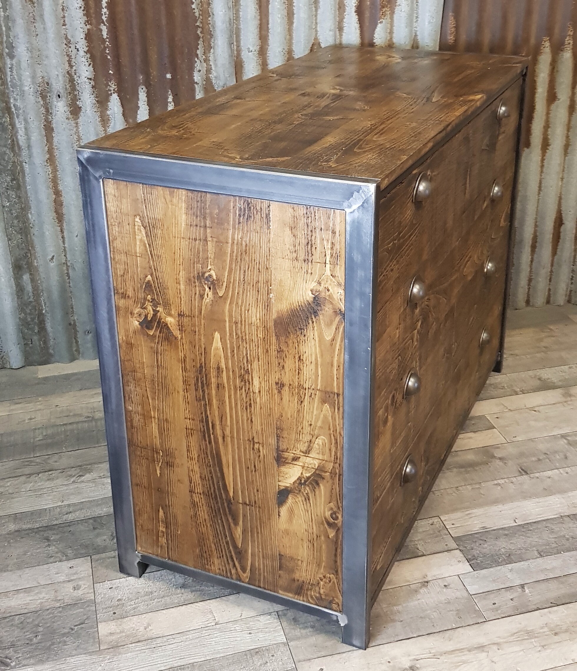 Chest of drawers IndustrialInspired, wood chest of drawers, bespoke