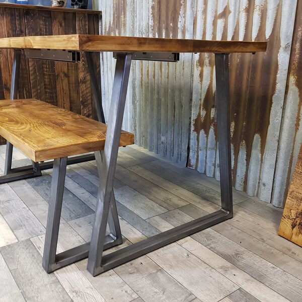 Industrial Dining Table - Etsy UK
