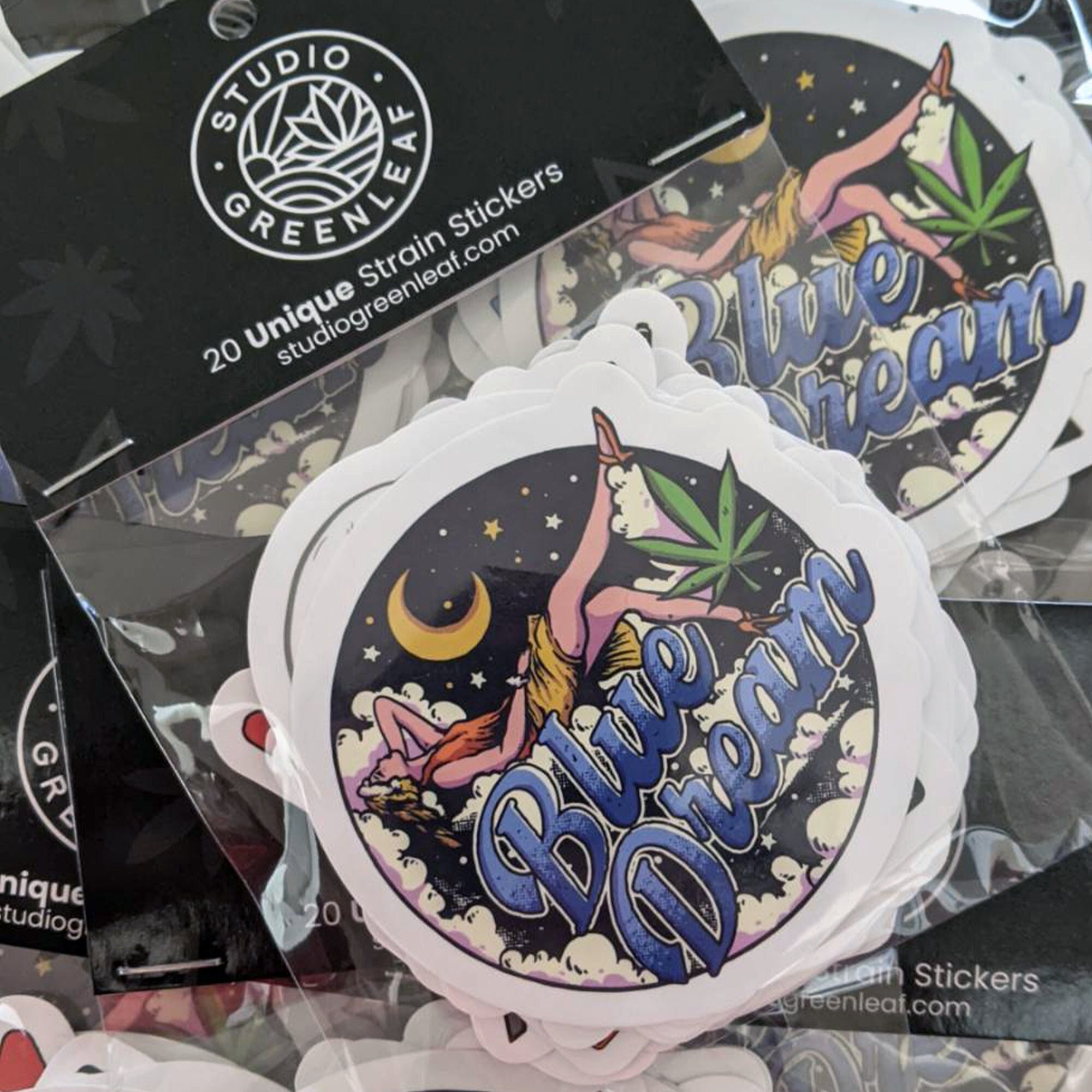 20 Cannabis Strain Sticker Pack Cannabis Stickers Weed Etsy UK