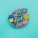 Blue Dream Weed Strain Soft Enamel Pin  - Hat Pin, Weed Pin, Cannabis Pin, 420 Gift, Marijuana 