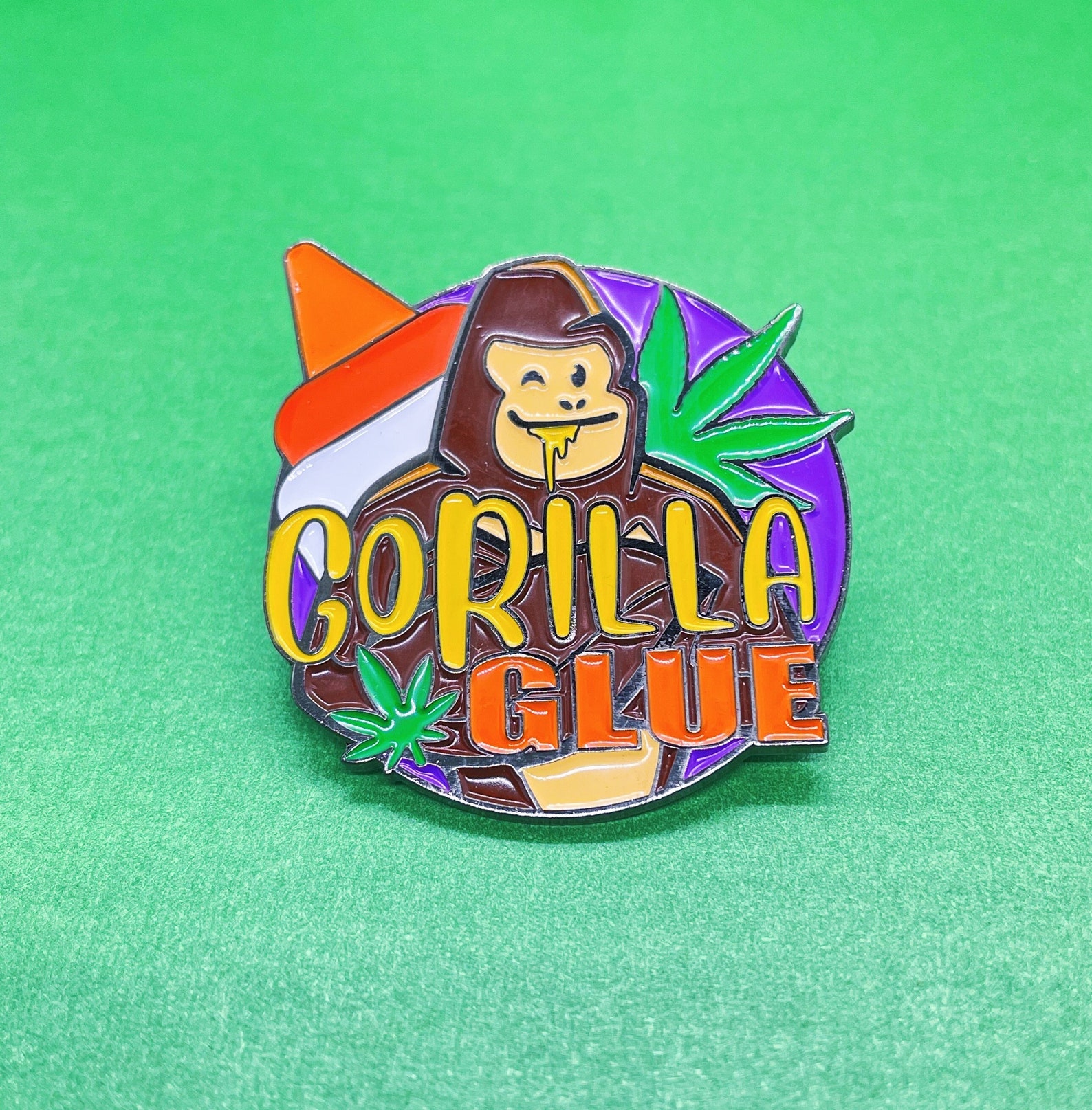 Gorilla Glue Weed Strain Soft Enamel Pin Hat Pin Weed Pin Etsy