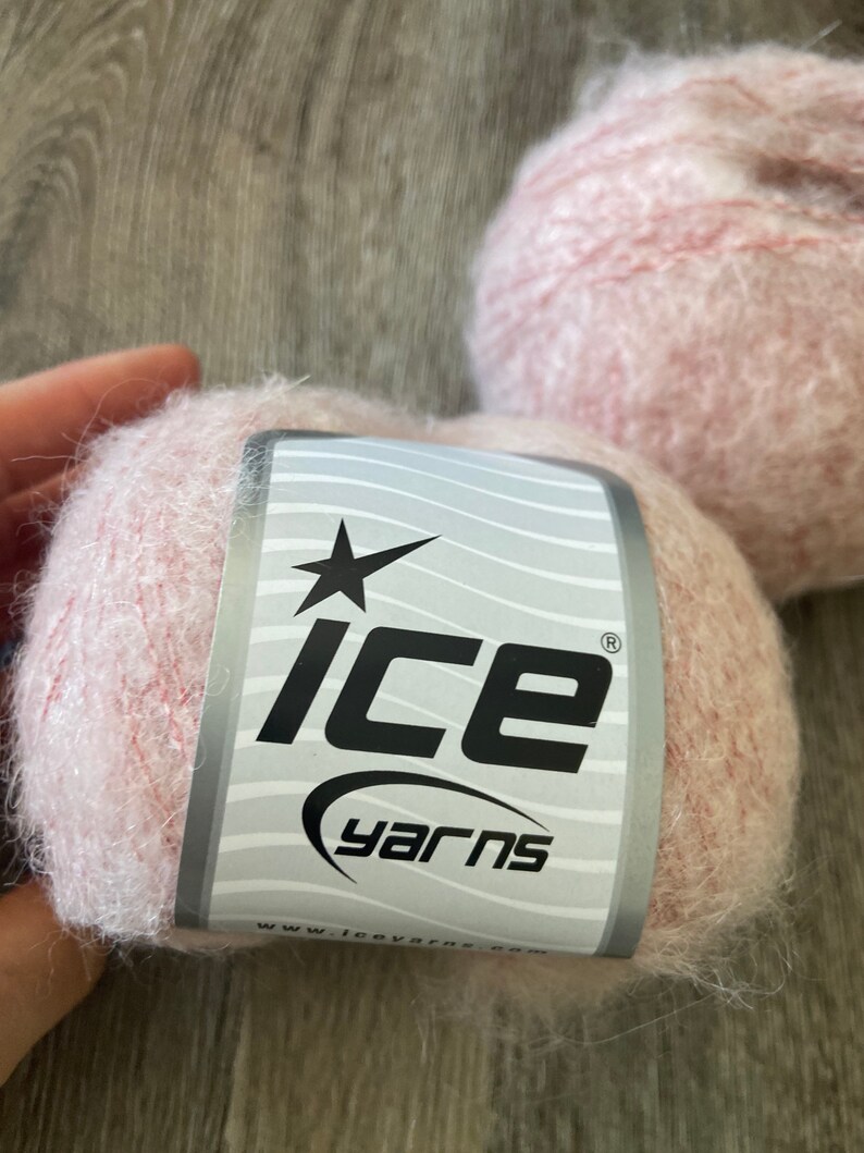 Bulky kid mohair alpaca light air ice yarn baby rose soooo tender