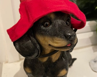 Little DEVIL flat hat with elasticated hold for dogs kittens cats and puppies.