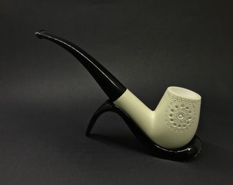 Meerschaum Raucherpfeife, Tabakpfeife, Handgemachte Pfeife, Geschenk für Raucher, Kostenloser Versand