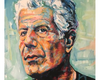Anthony Bourdain series 2, 18x12 paper print on medium gloss card stock