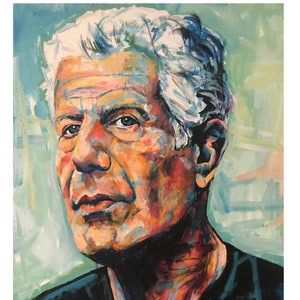 Anthony Bourdain series 2, 18x12 paper print on medium gloss card stock