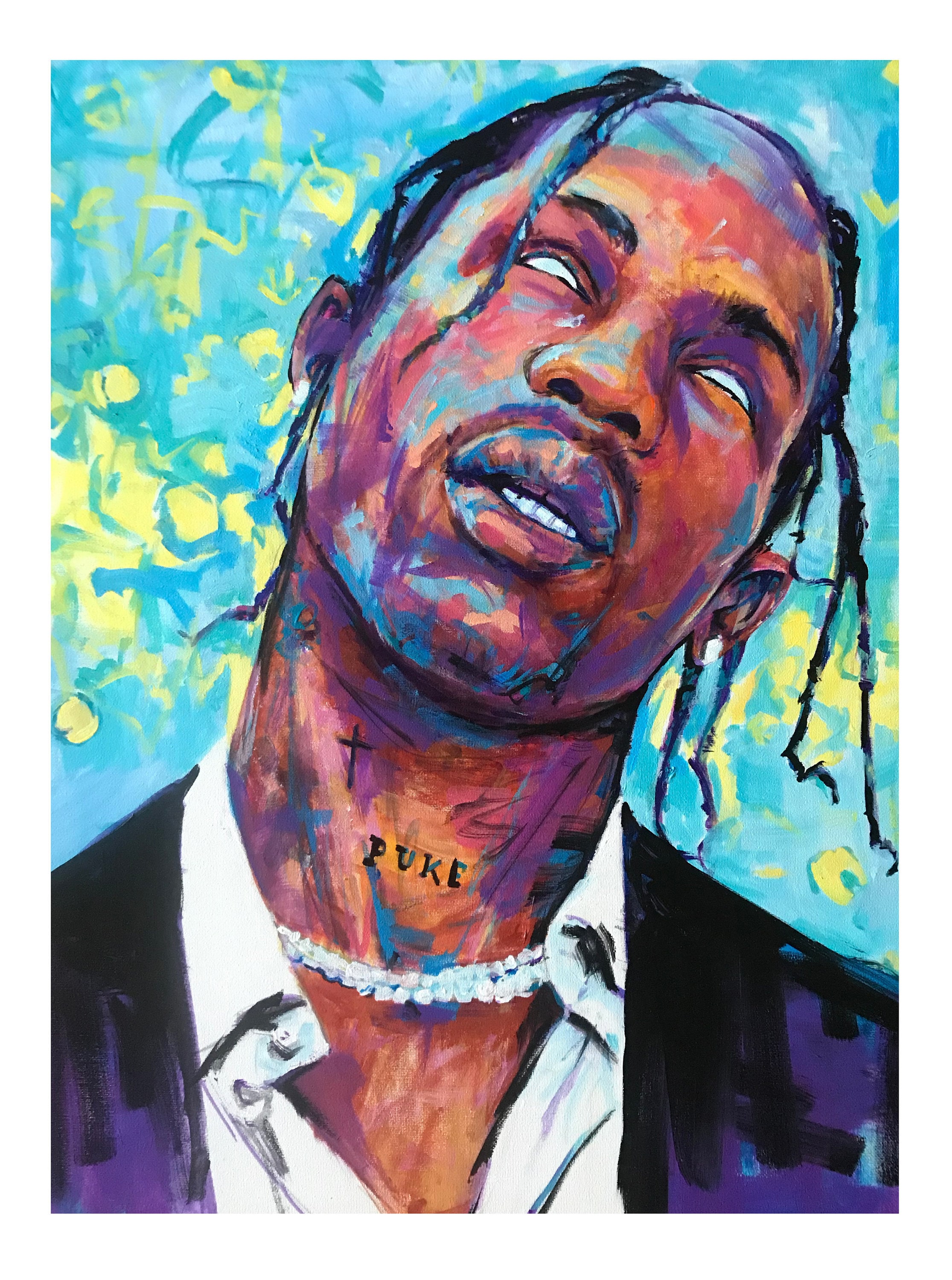 travis scott elephant print