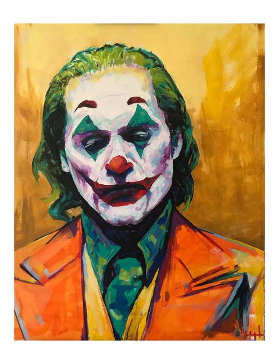 Joker Abstract Realism Poster Print 18x12 Inches Paper Print - Etsy