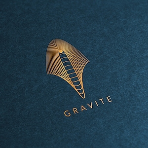 Comet Logo - Star Logo - Celestial Logo - Esoteric Logo - Astrology Logo - Space logo - Custom logo - Brand identity - Spiral logo - Beauty