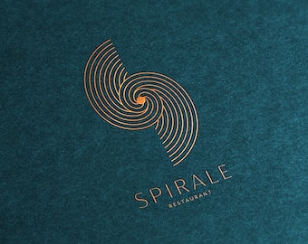 Galaxy Logo - Star Logo - Celestial Logo - Esoteric Logo - Astrology Logo - Space logo - Custom logo - Brand identity - Spiral logo - Beauty