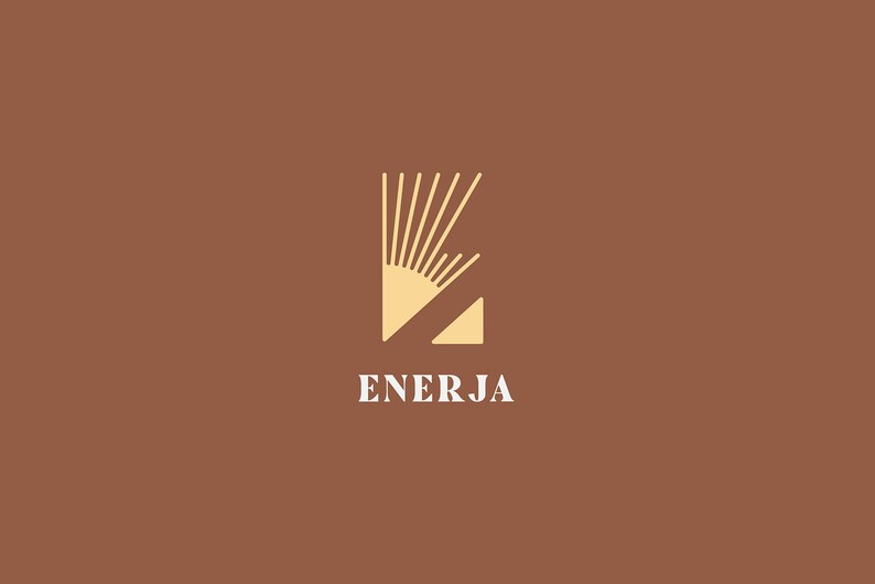 May include: A stylized sun with rays emanating from it, forming the letter "E". The word "ENERJA" is written below the sun.