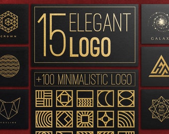 15 Elegant Logo Designs, Custom Business Branding