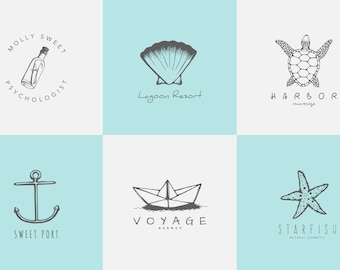 Nautical Logo Collection - Marine Business Branding Kit