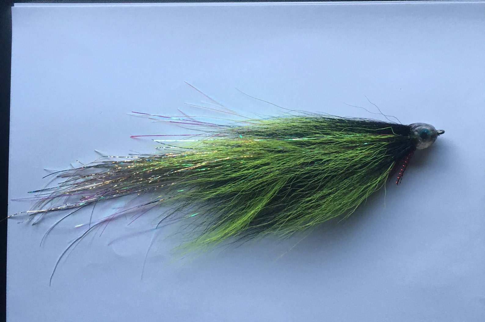 5/0 W/2/0 Stinger Hook Articulated Muskie Streamer Etsy