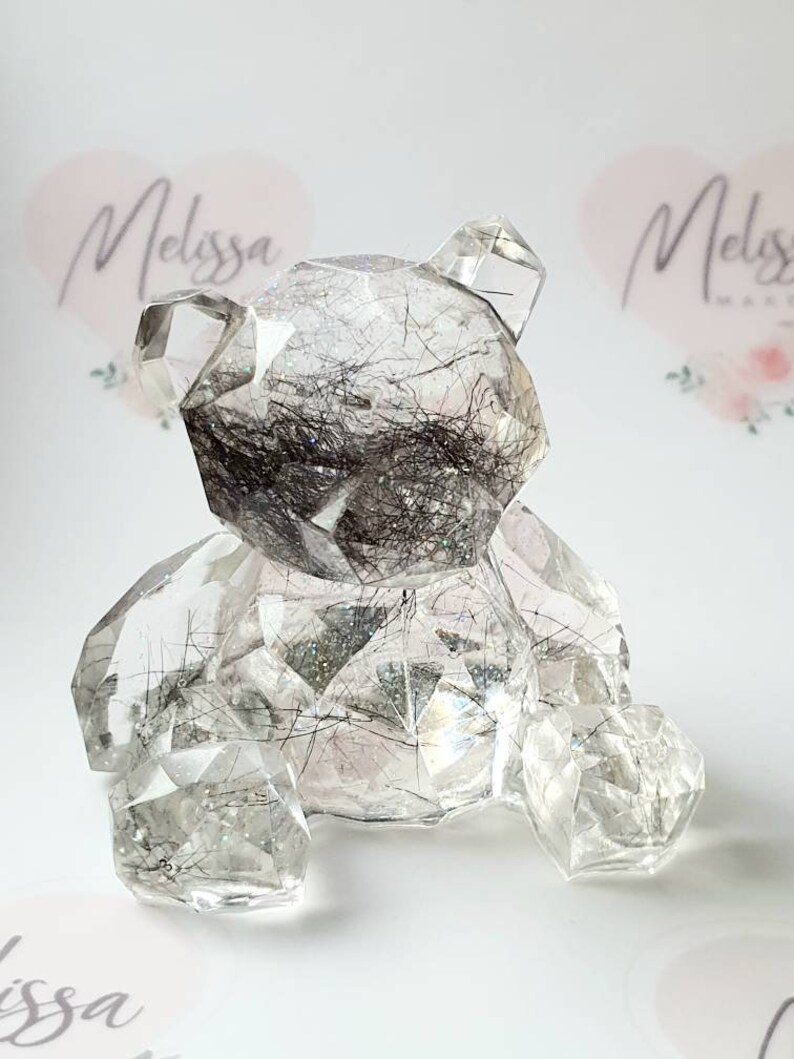 Pet fur ashes keepsake ashes fur memory bear resin urn horse Etsy